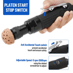 Racewill 2500rpm air buffer delivering controlled finishing