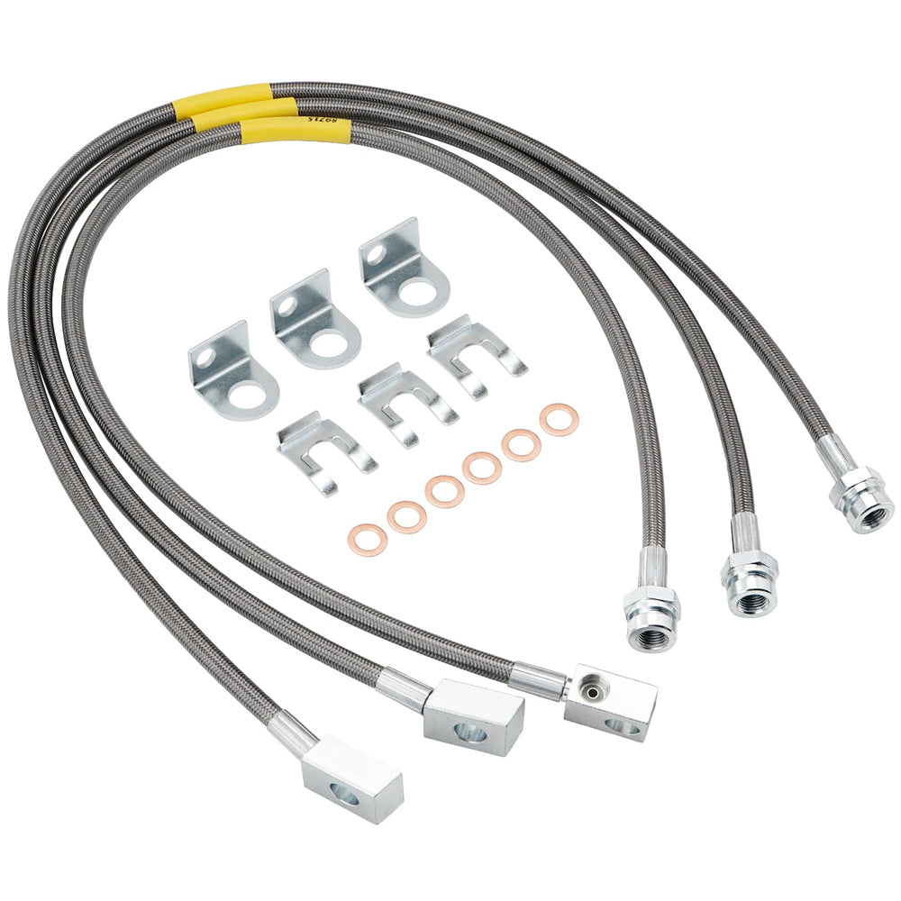 Racewill 89702 front brake line stainless for reliable off-road braking