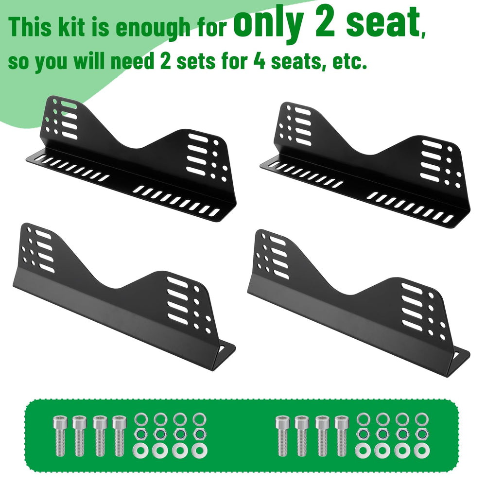 Racewill adjustable holes for precise seat position in minutes.