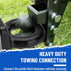 Racewill black powder-coated finish resists corrosion in all-weather environments.