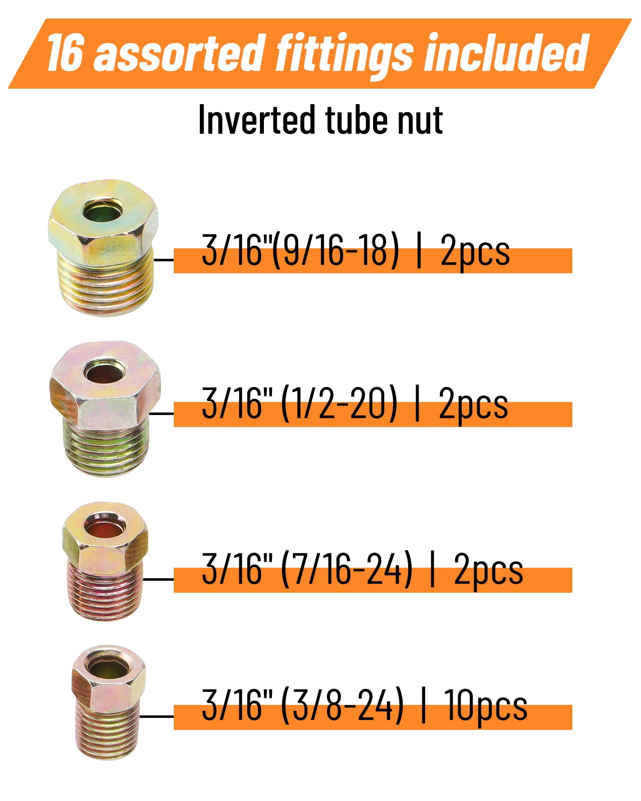 RaceWill brass fittings highlight durability and corrosion resistance for secure lines.