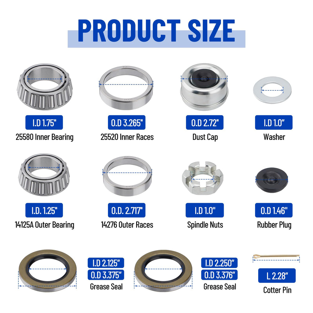 Racewill dust cap 2-72-inch guards against dirt and moisture intrusion.