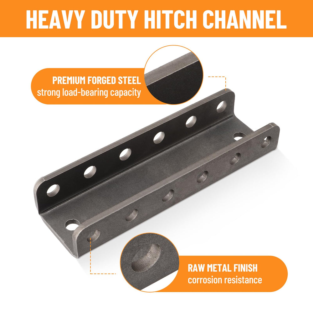 Racewill five-position-height-adjustment enables flexible alignment for different trailers.
