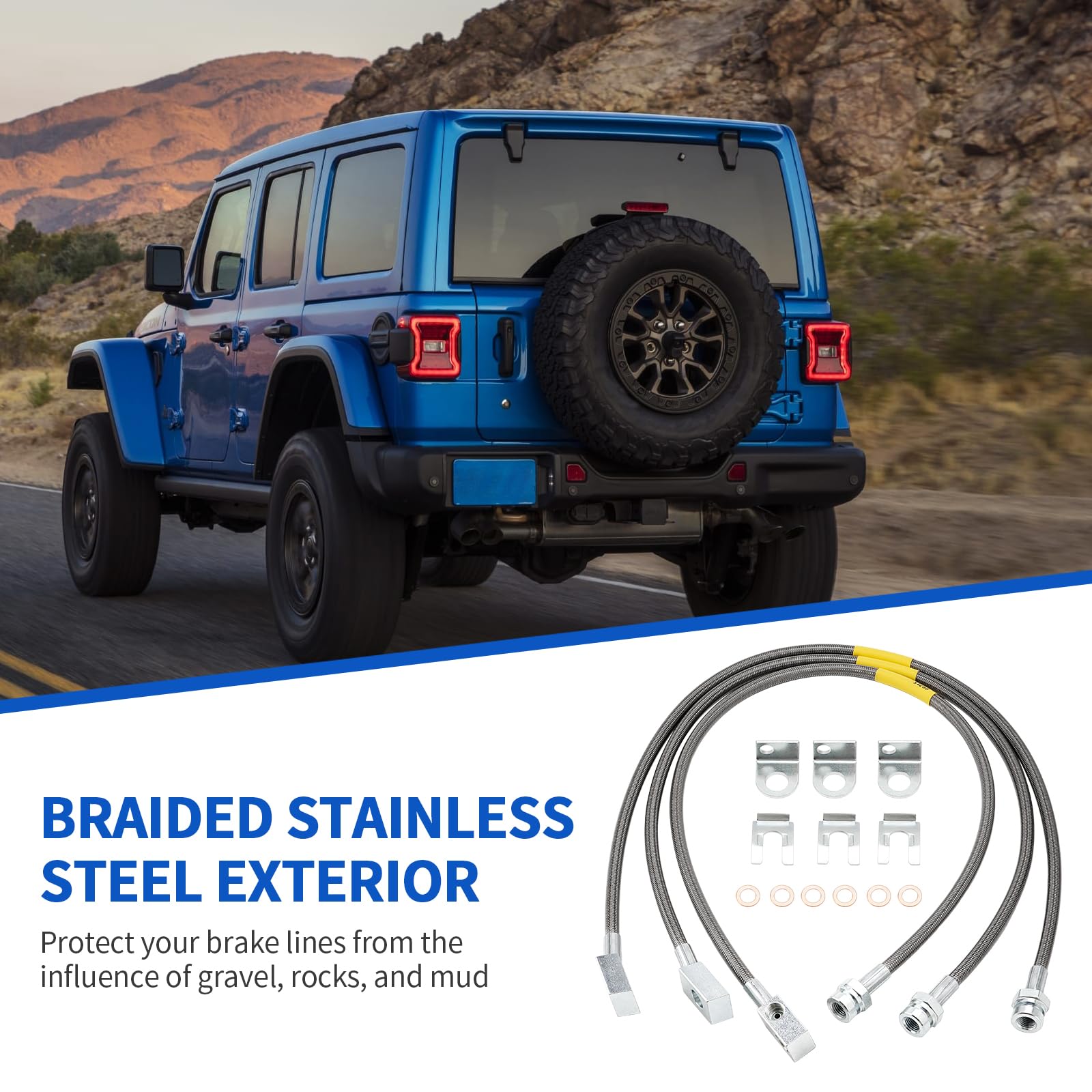 Racewill Jeep Wrangler compatibility 1984-2006 for TJ/YJ/XJ