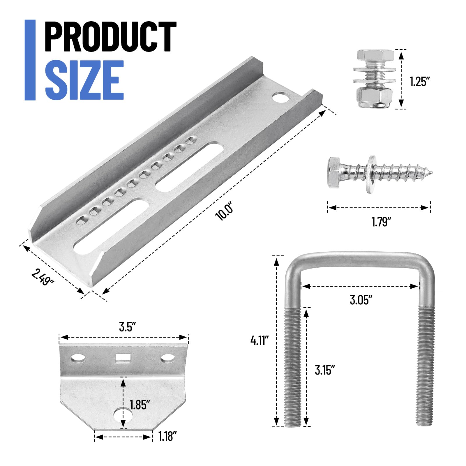 Racewill multi-height slotted holes enable flexible height adjustment