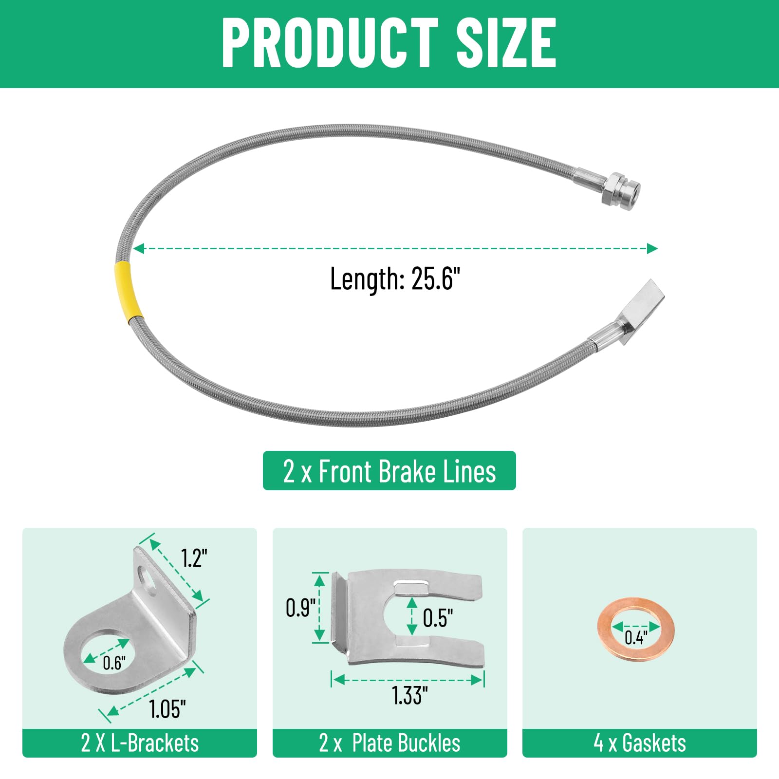 Racewill off-road ready brake line for rugged terrains