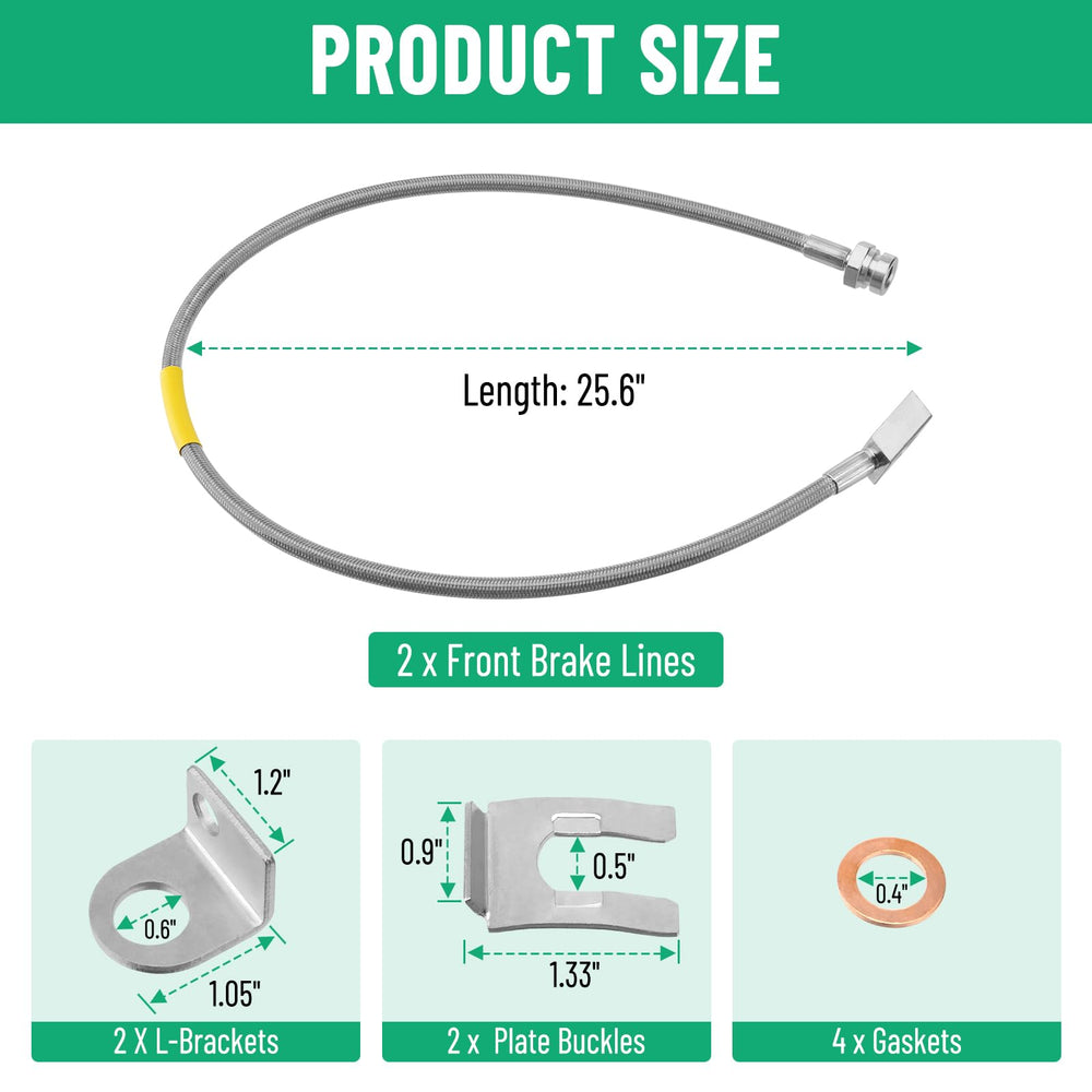 Racewill off-road ready brake line for rugged terrains