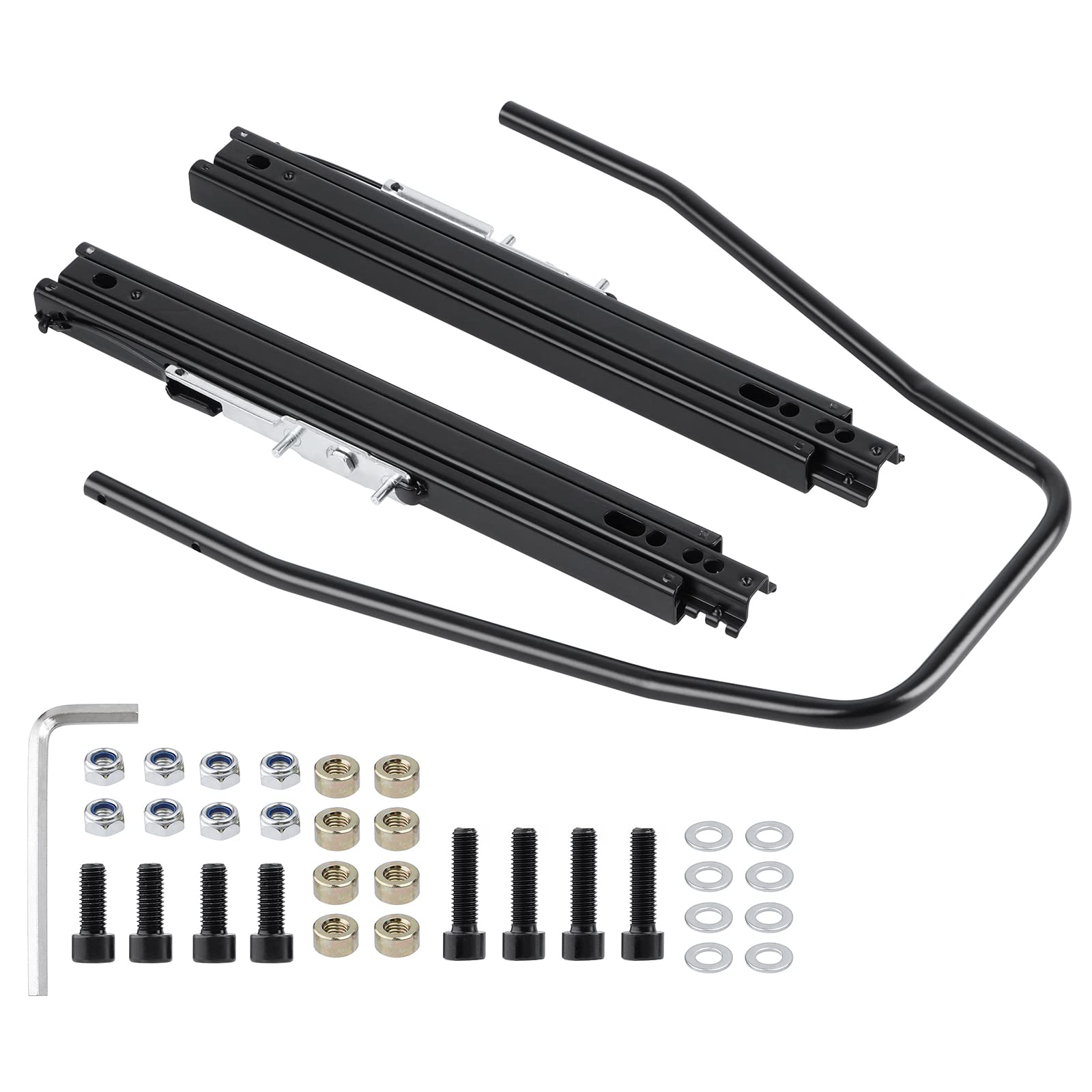 Racewill Seat Slider side view showing adjustable track for precise position