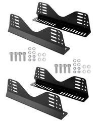 Racewill side-mount brackets pair for universal bucket seats with adjustable height.
