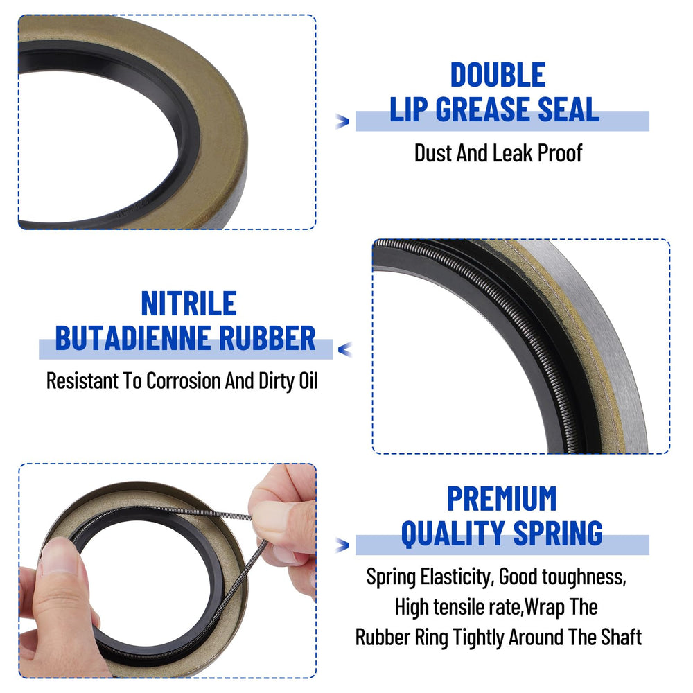 Racewill spindle nut kit ensures secure mounting and reliable trailer wheel setup.
