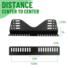 Racewill thick steel construction provides durable support for track and street use.
