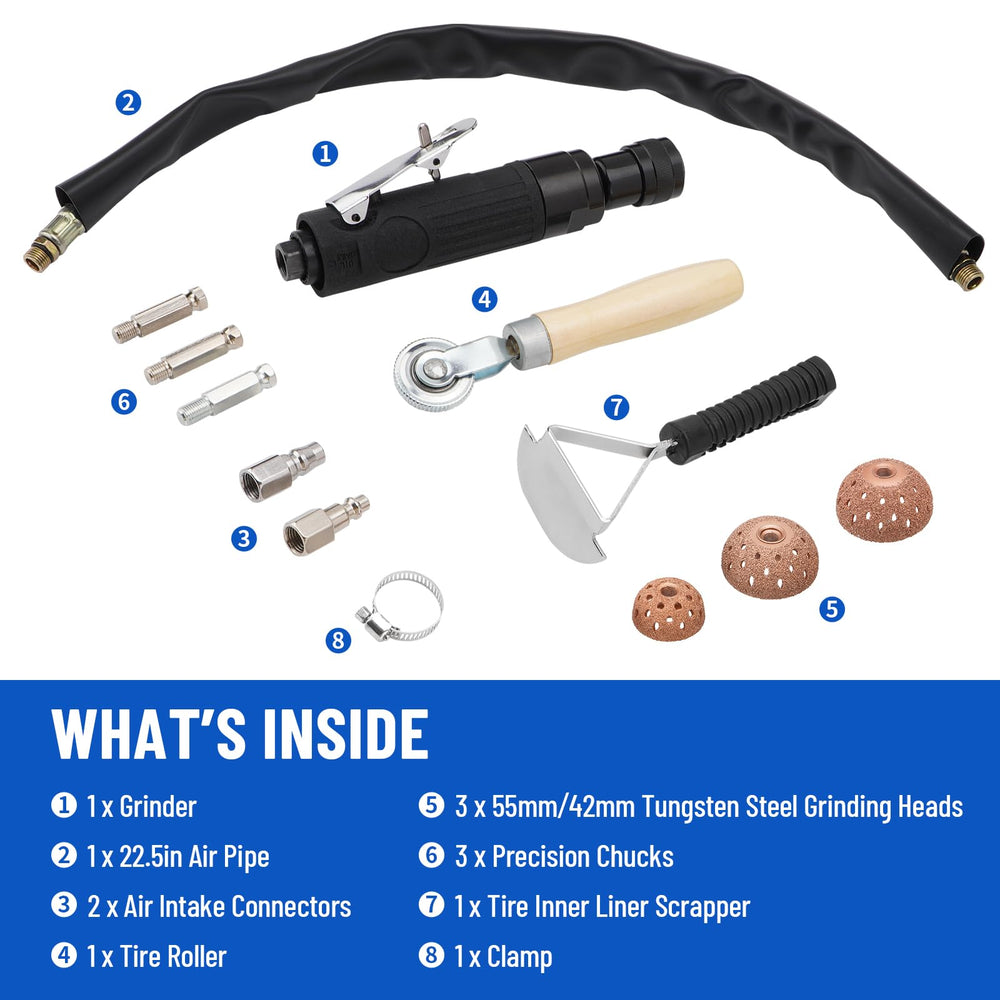 Racewill tire inner liner scraper enabling efficient maintenance tasks