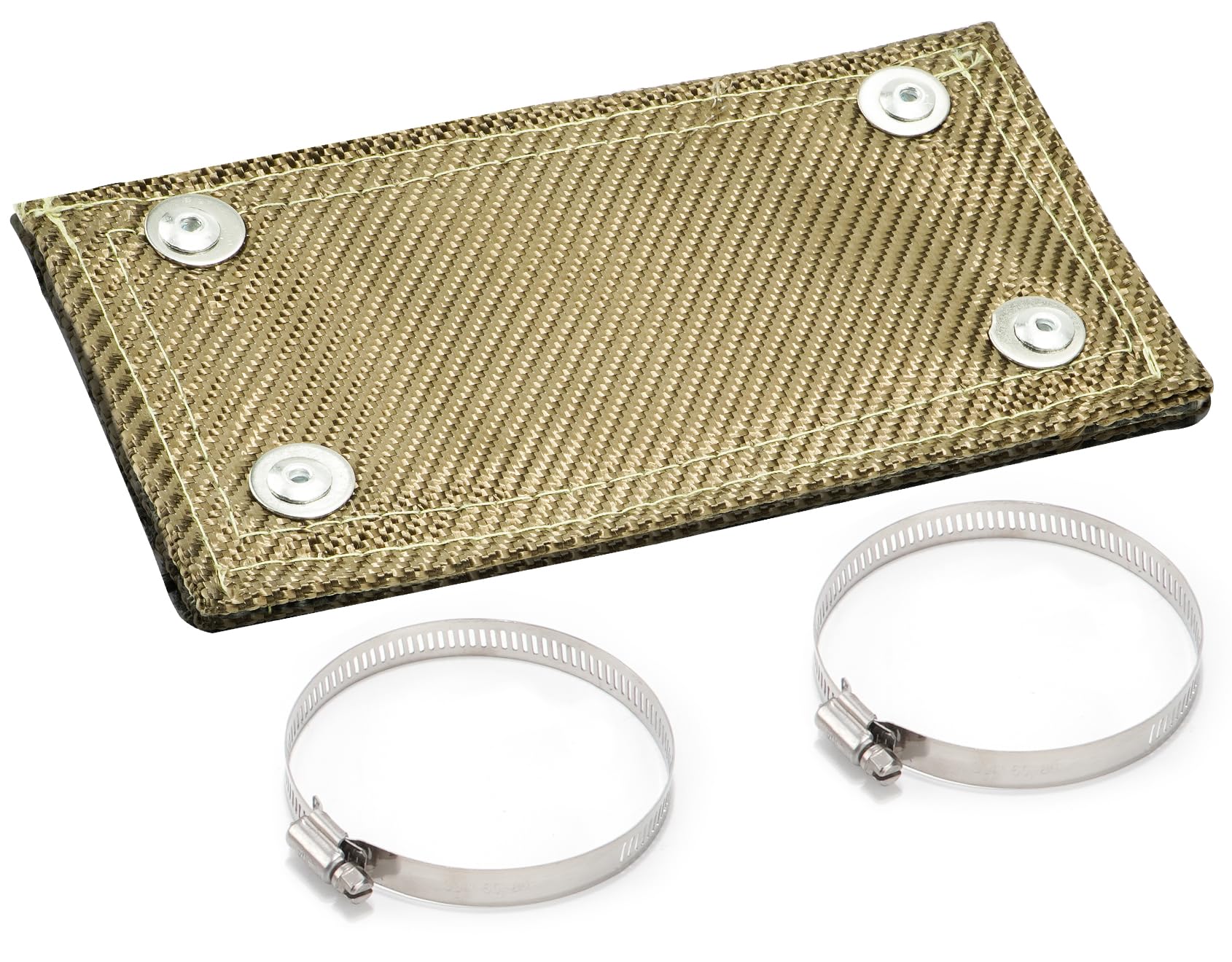 Racewill titanium pipe shield outer titanium layer for high-heat protection