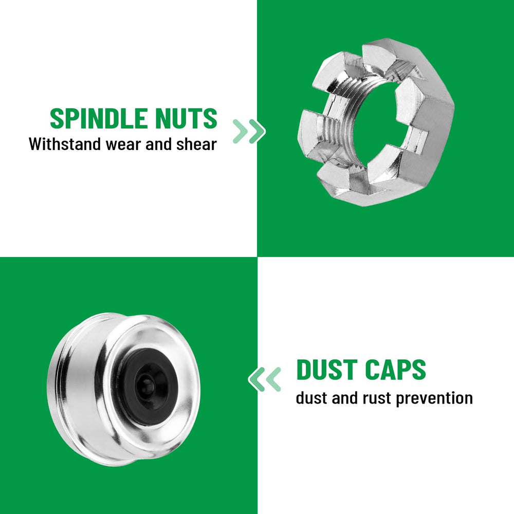 Racewill outer race LM67010 enables smooth wheel rotation under heavy use.