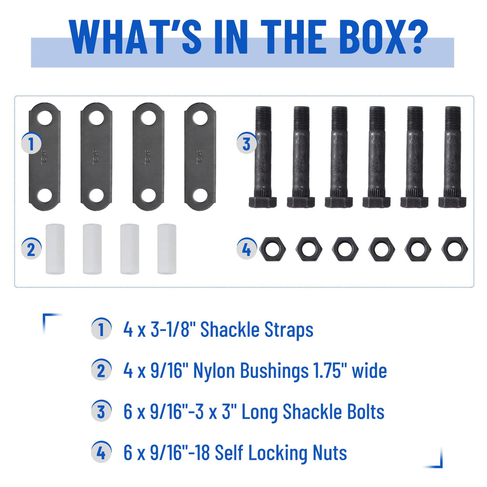 Racewill kit layout showing all components in the assembly pack