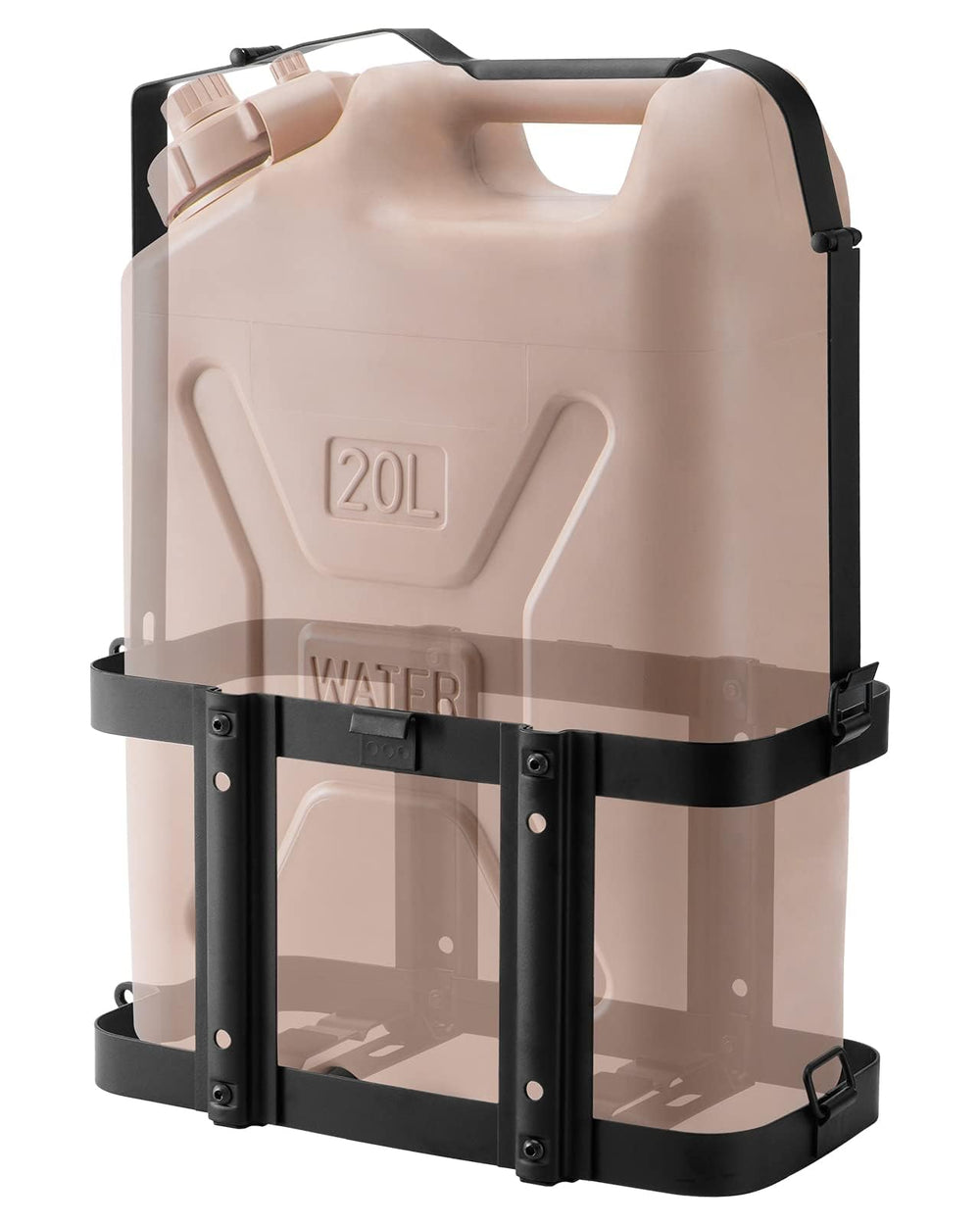 Racewill water-storage holder mounted on vehicle side for quick access.