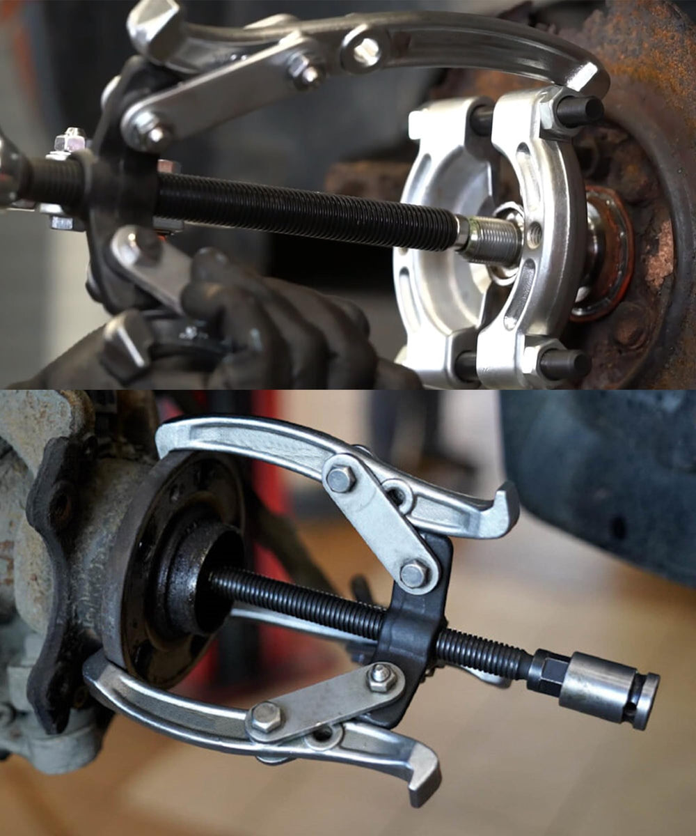 RACOONA flywheel puller with reinforced claws for grip