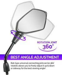 RACOONA 360-degree rotation and 20-degree swing adjust to your preferred view.