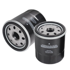 RADHLBNIU oil filter 2-pack front view for durable filtration in compatible mowers.
