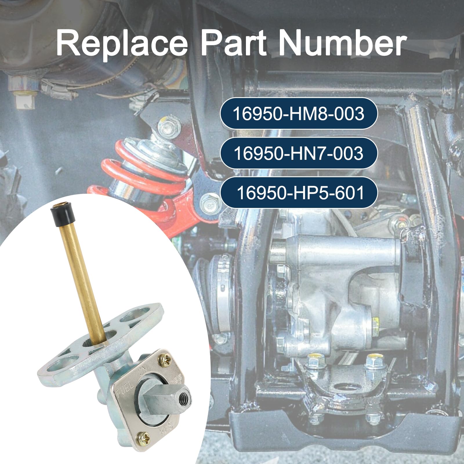 RADHLBNIU packaging displays all parts for a complete replacement kit