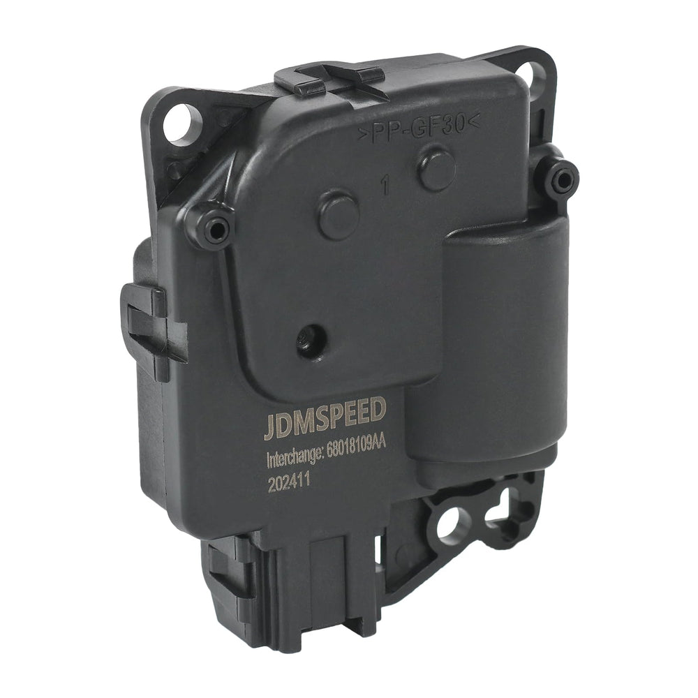 RADHLBNIU HVAC blend door actuator for Chrysler 200, assembly view shows compatibility.
