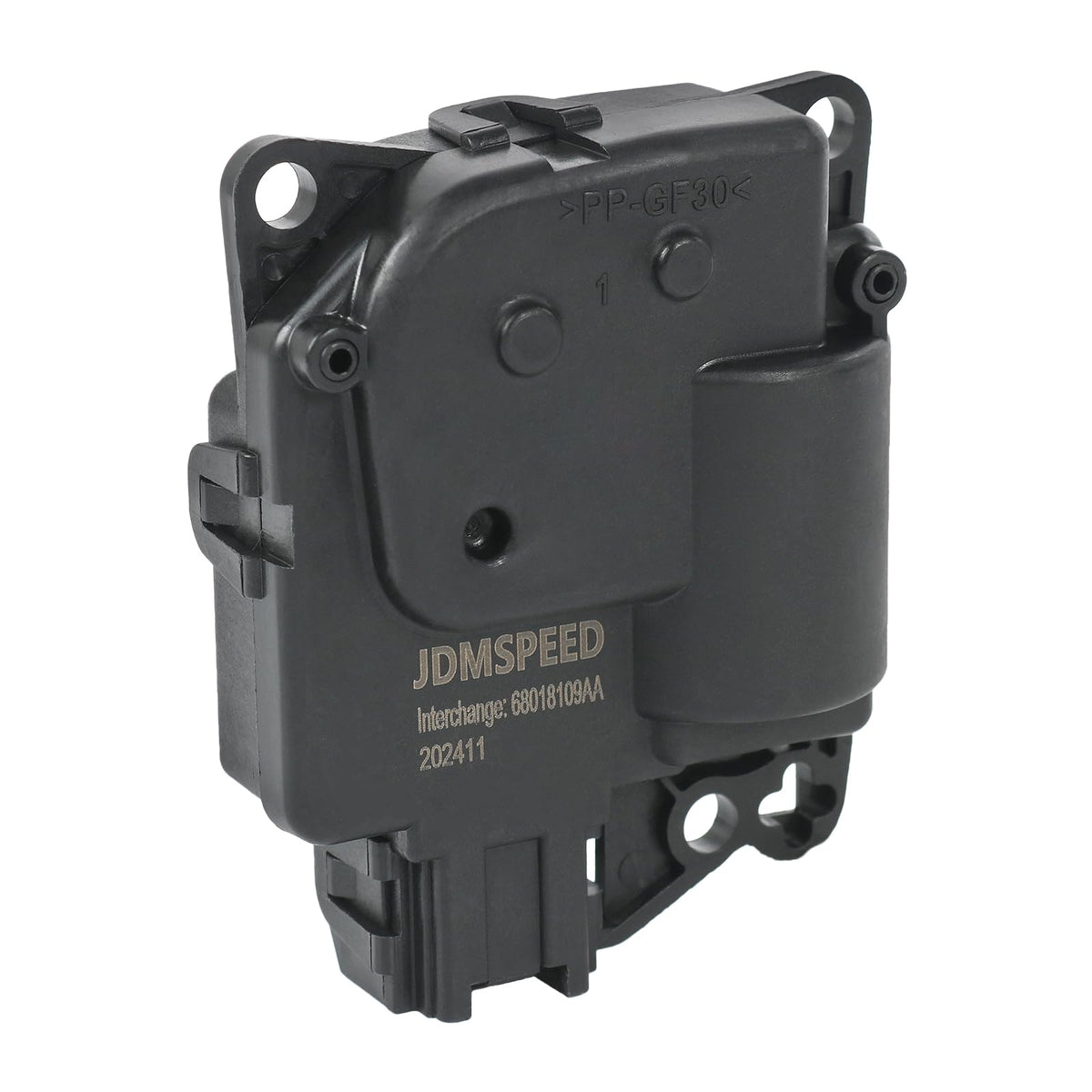 RADHLBNIU HVAC blend door actuator for Chrysler 200, assembly view shows compatibility.