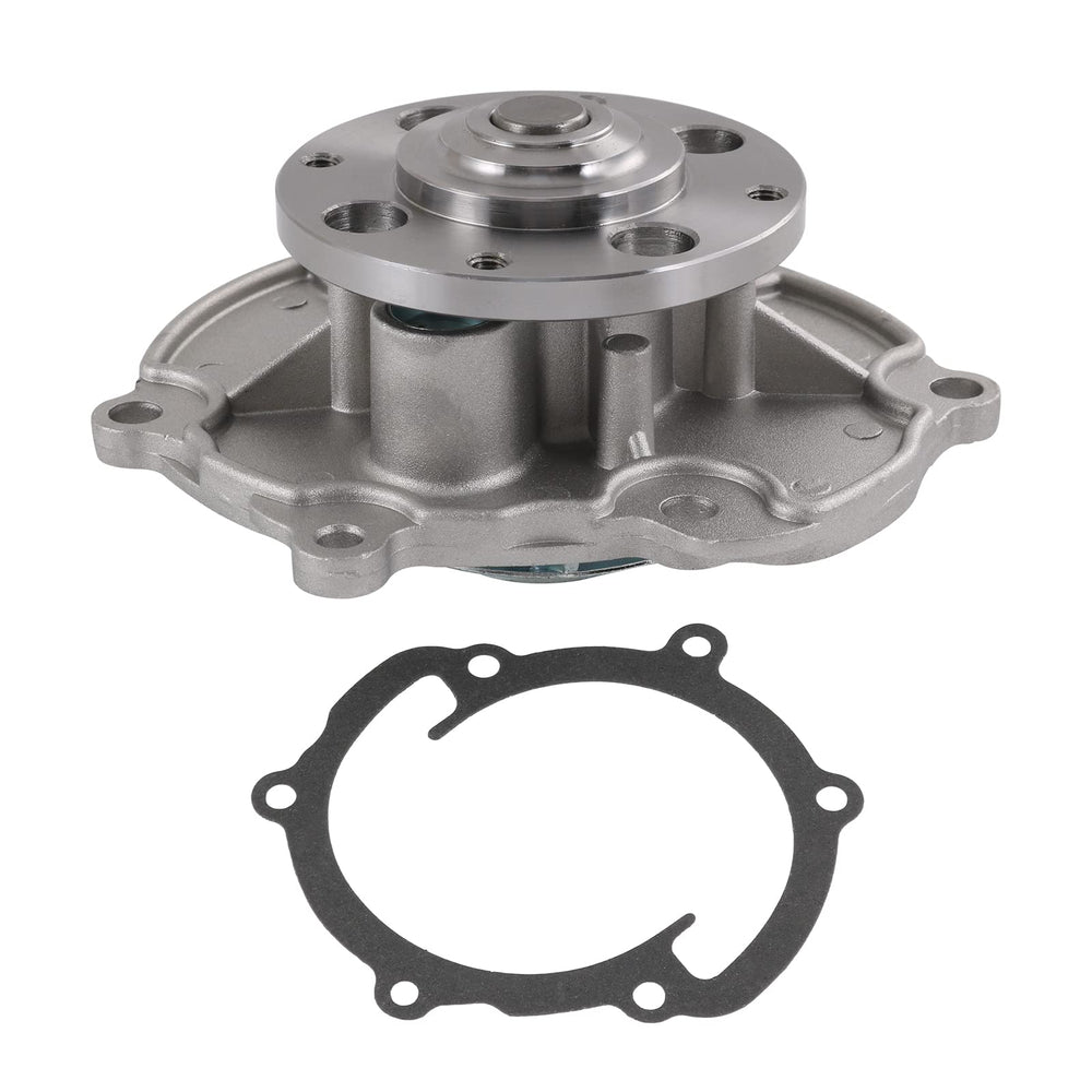 RADHLBNIU AW5103 water pump, front view, reliable engine cooling for compatible GM vehicles.