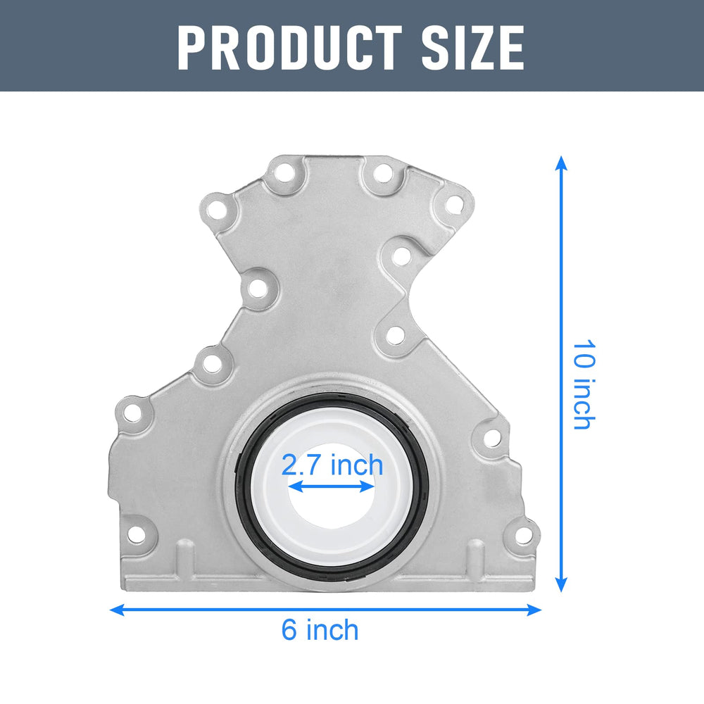 RADHLBNIU rear main seal kit for 2014 Chevy Express 2500, robust die-cast aluminum construction.