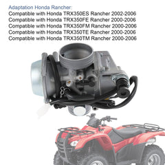 RADHLBNIU carburetor assembly for Honda Foreman ensures reliable fuel delivery.