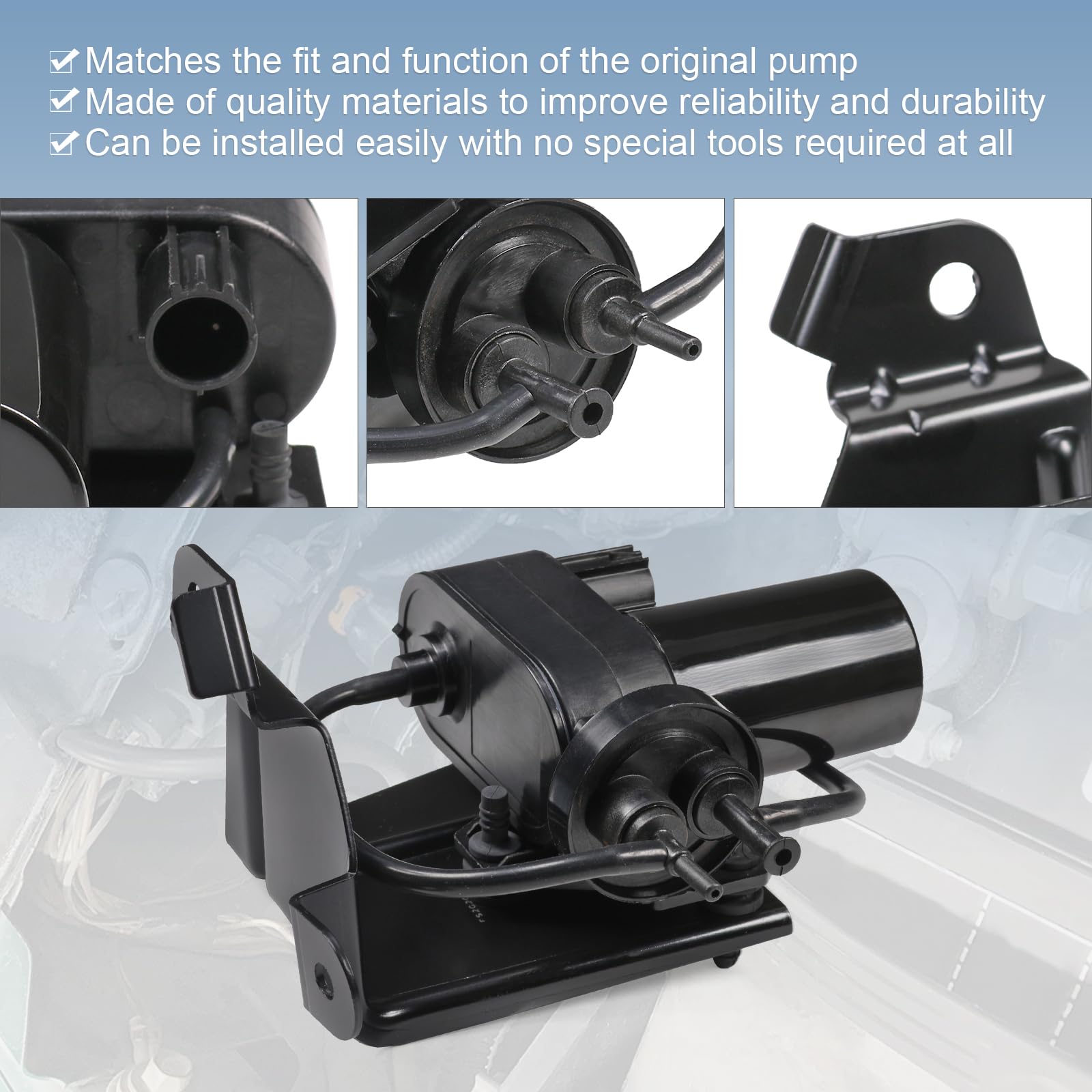 RADHLBNIU electric vacuum pump for F650 provides robust replacement for heavy-duty trucks.