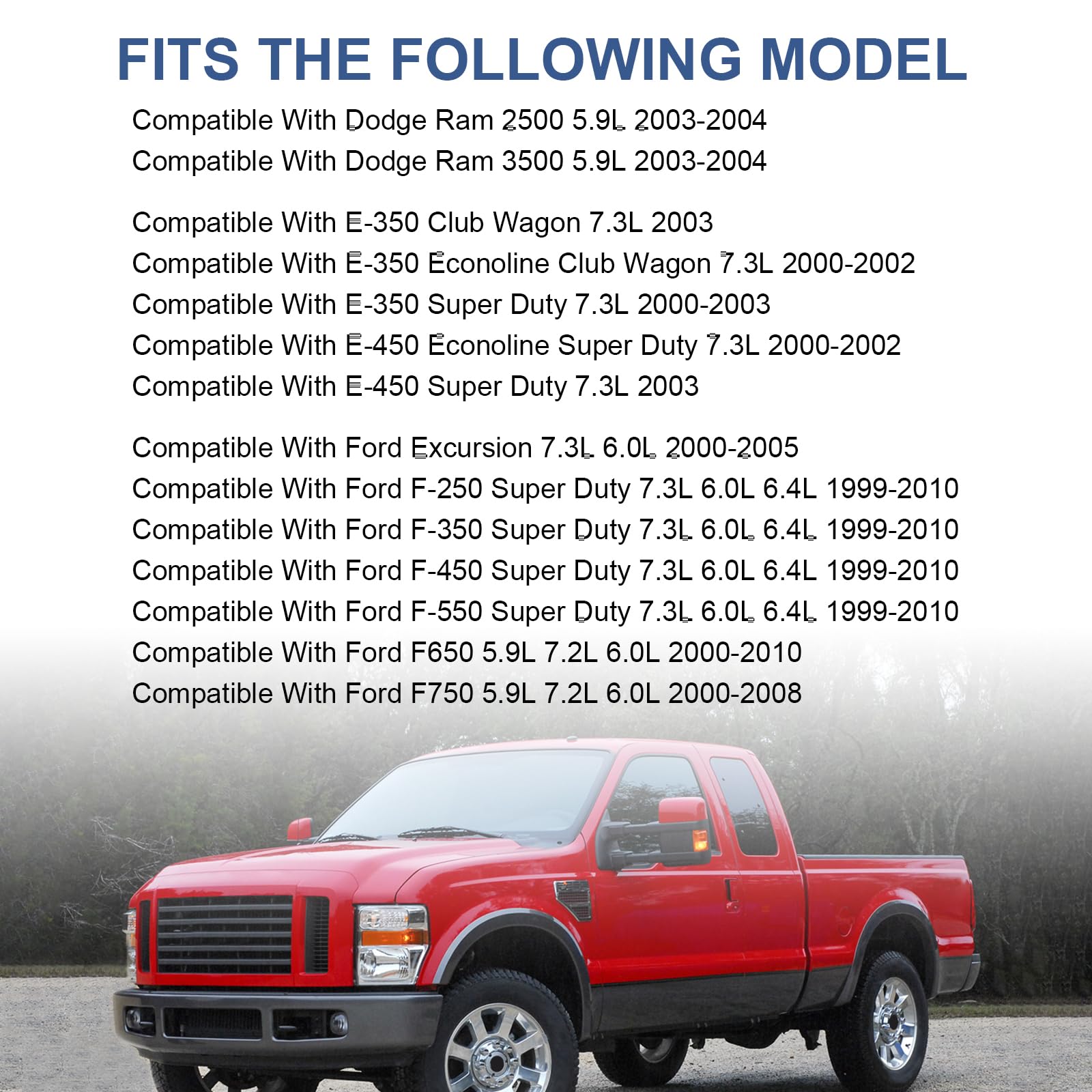 RADHLBNIU electric vacuum pump for Ford E350/E450 ensures steady under-hood performance.
