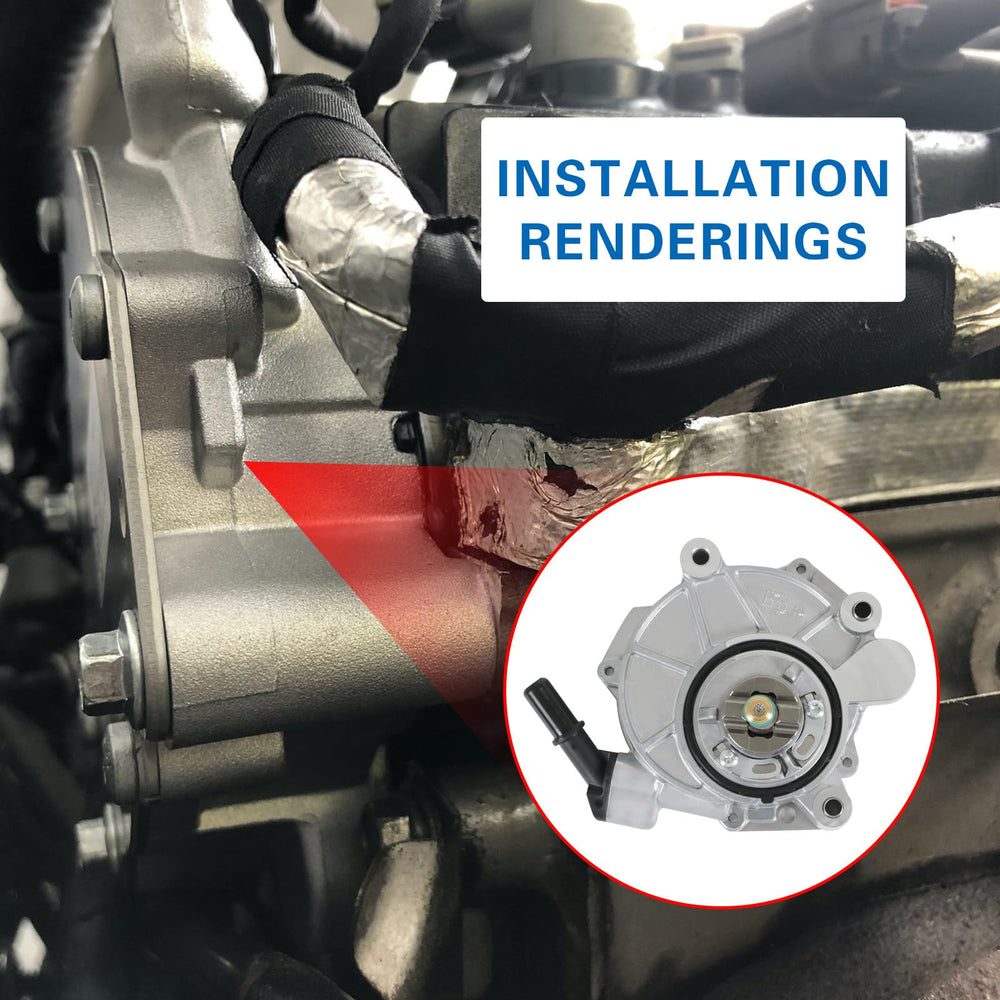 RADHLBNIU brake vacuum pump installed in a vehicle in real use