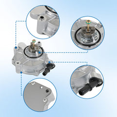 RADHLBNIU brake vacuum pump side profile highlighting sleek body for easy fit