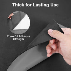 RadiantDecor black suede finish adds luxury to car consoles and door panels.