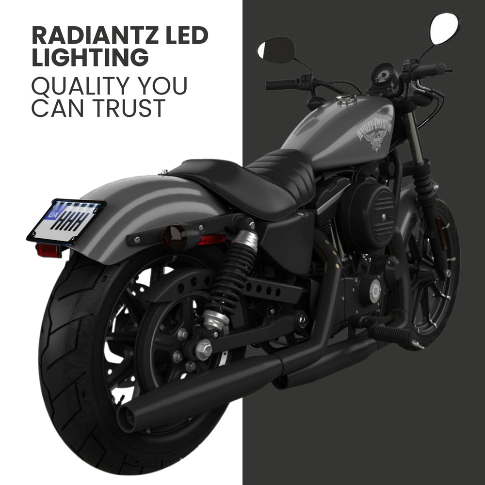 Radiantz black finish frame resists rust for reliable, long-term use