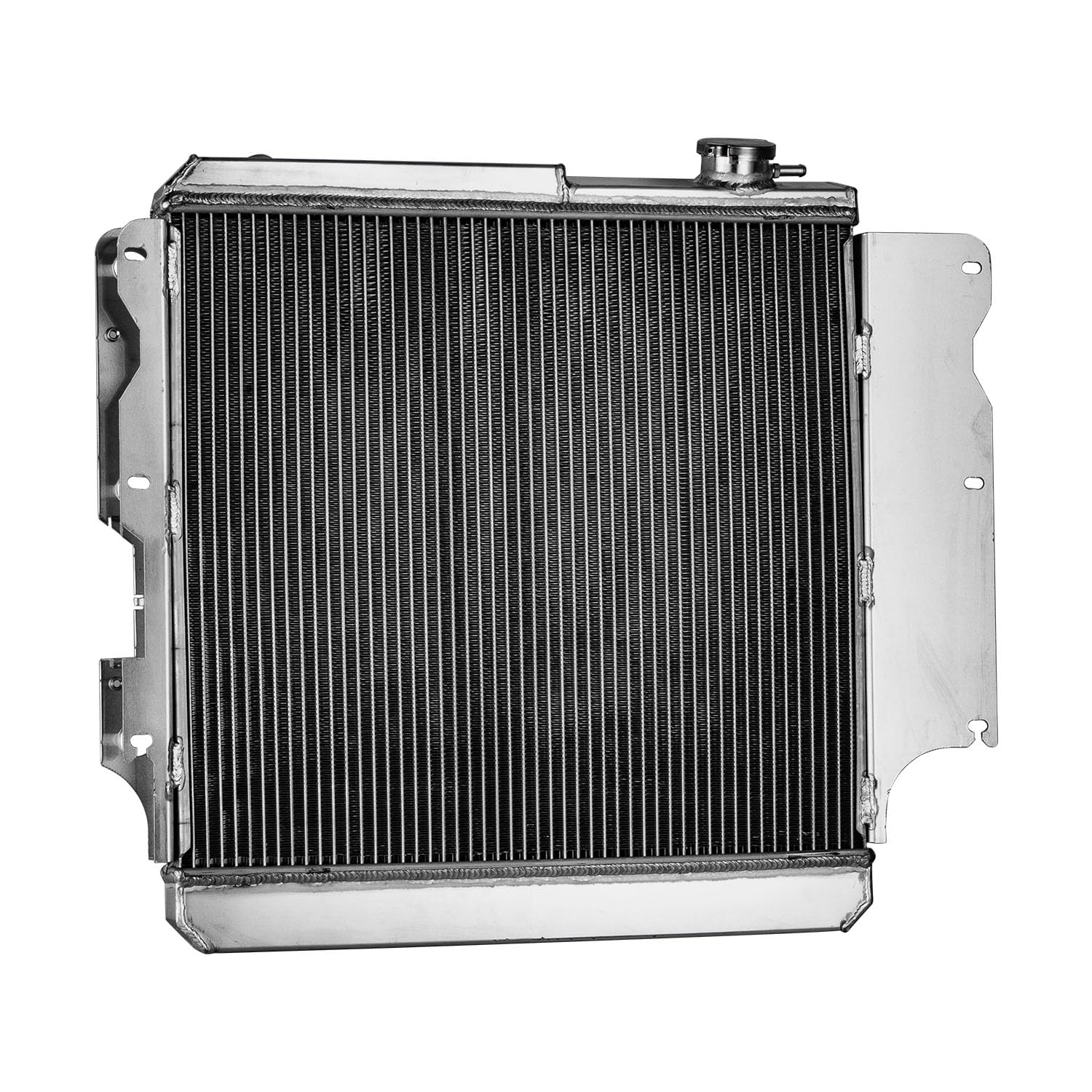 Transmission oil cooler attachment visible on the RADREPLA radiator