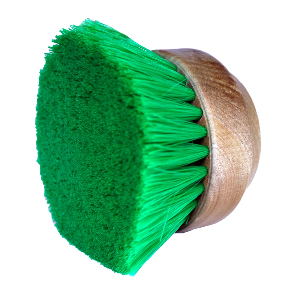 RaggTopp Premium Brush bristles close-up — soft, strong NYLEX for safe top cleaning.