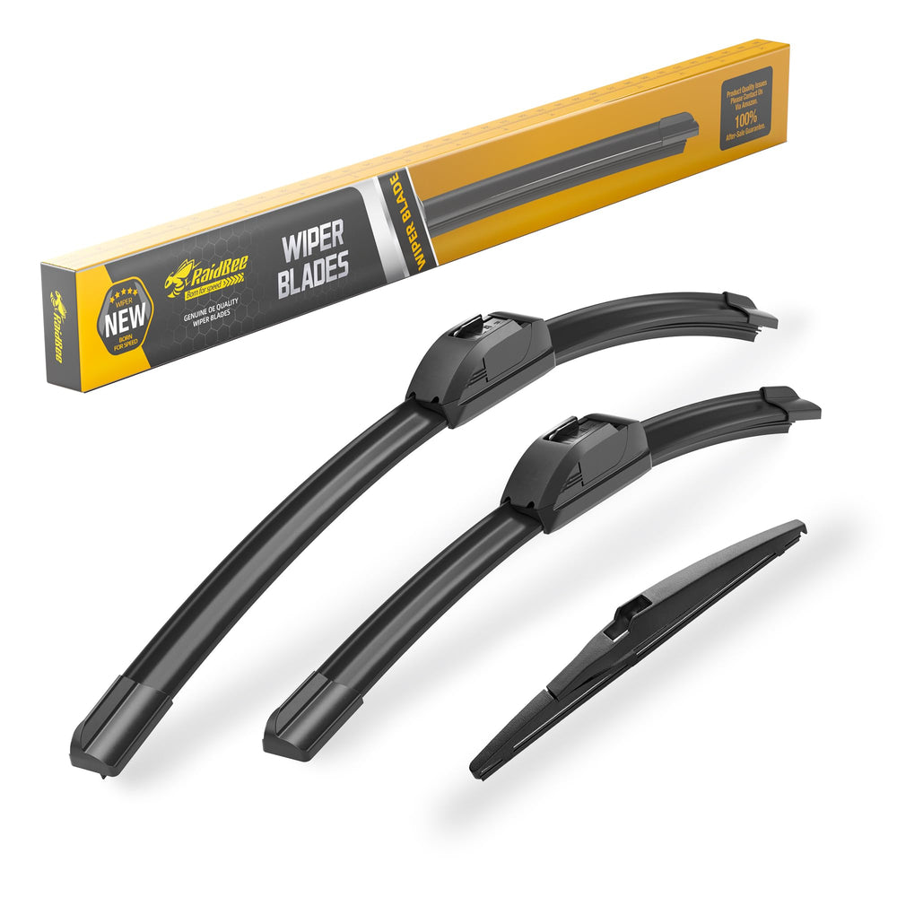 RaidBee 26-inch front wiper blade for clear rain visibility.