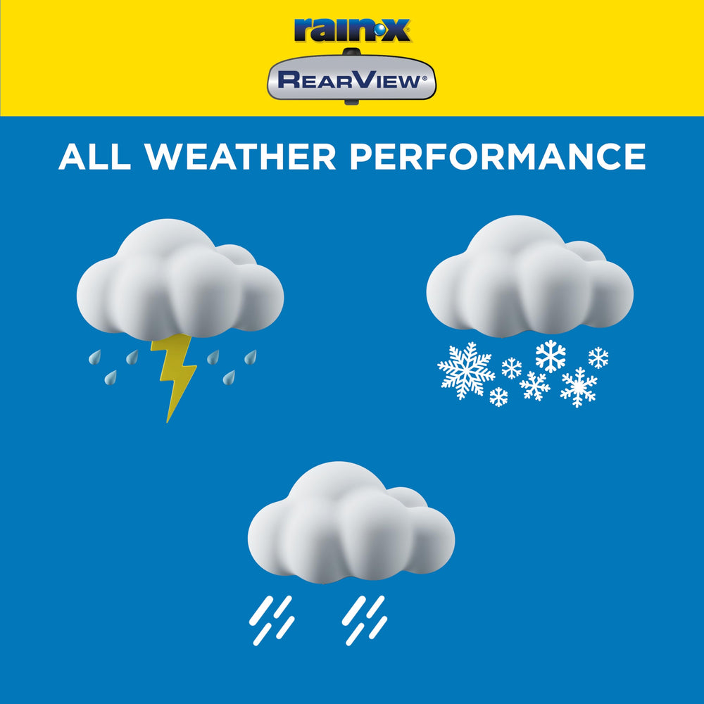 Rain-X 850214 natural rubber squeegee resists cracking and tearing.