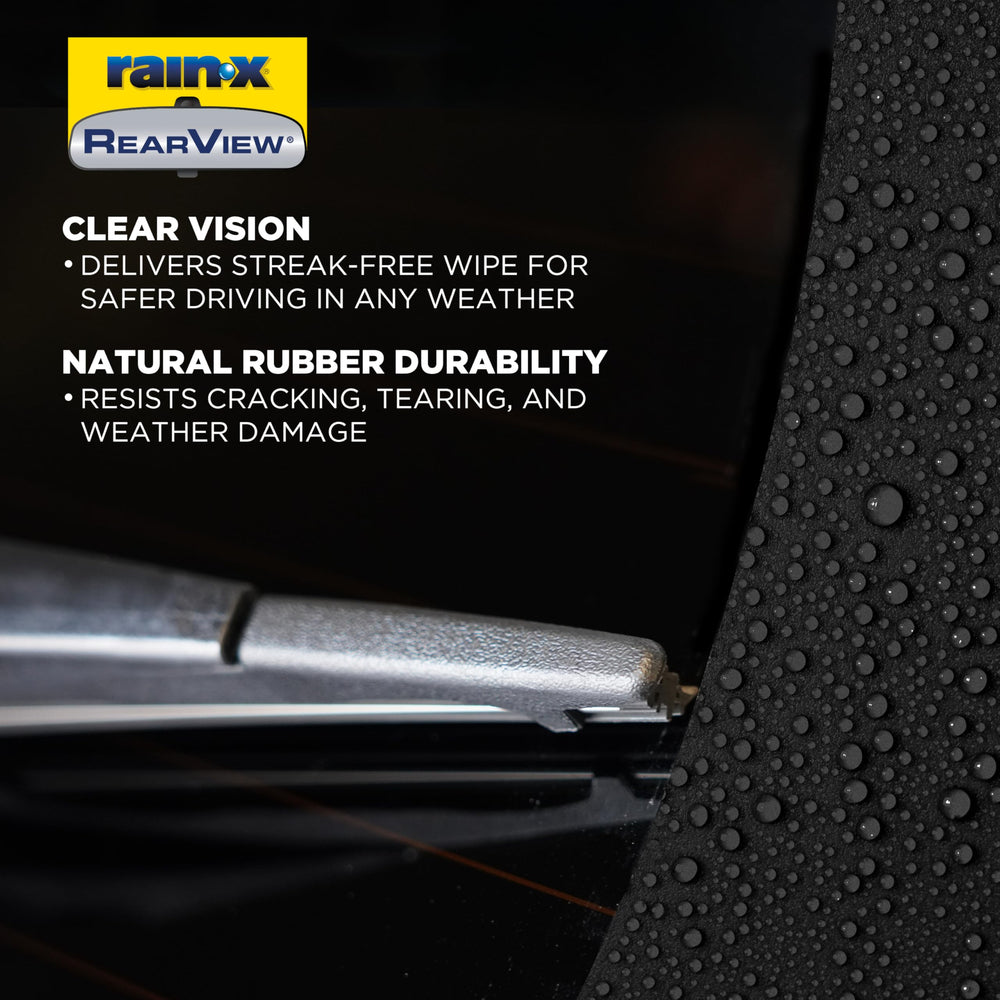 Rain-X 850217 rearview blade Beams design for consistent performance