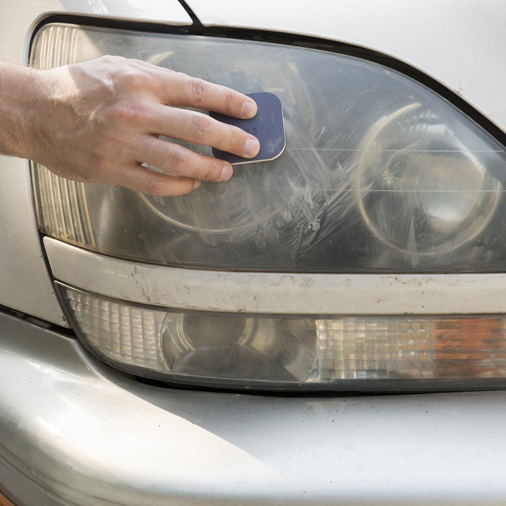 Rain-X sealant towelettes seal and protect the restored headlight surface