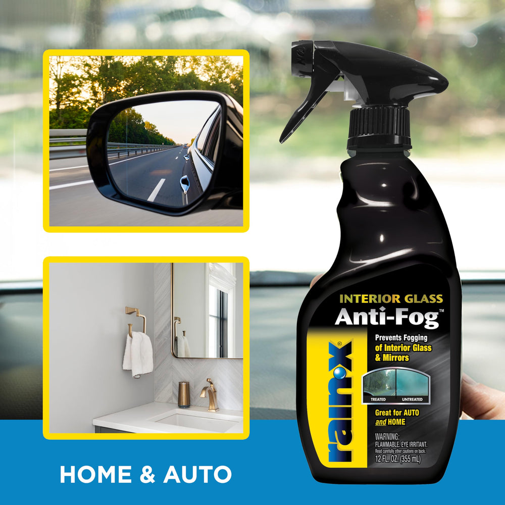 Rain-X Interior Glass Anti-Fog packaging highlights pack of two