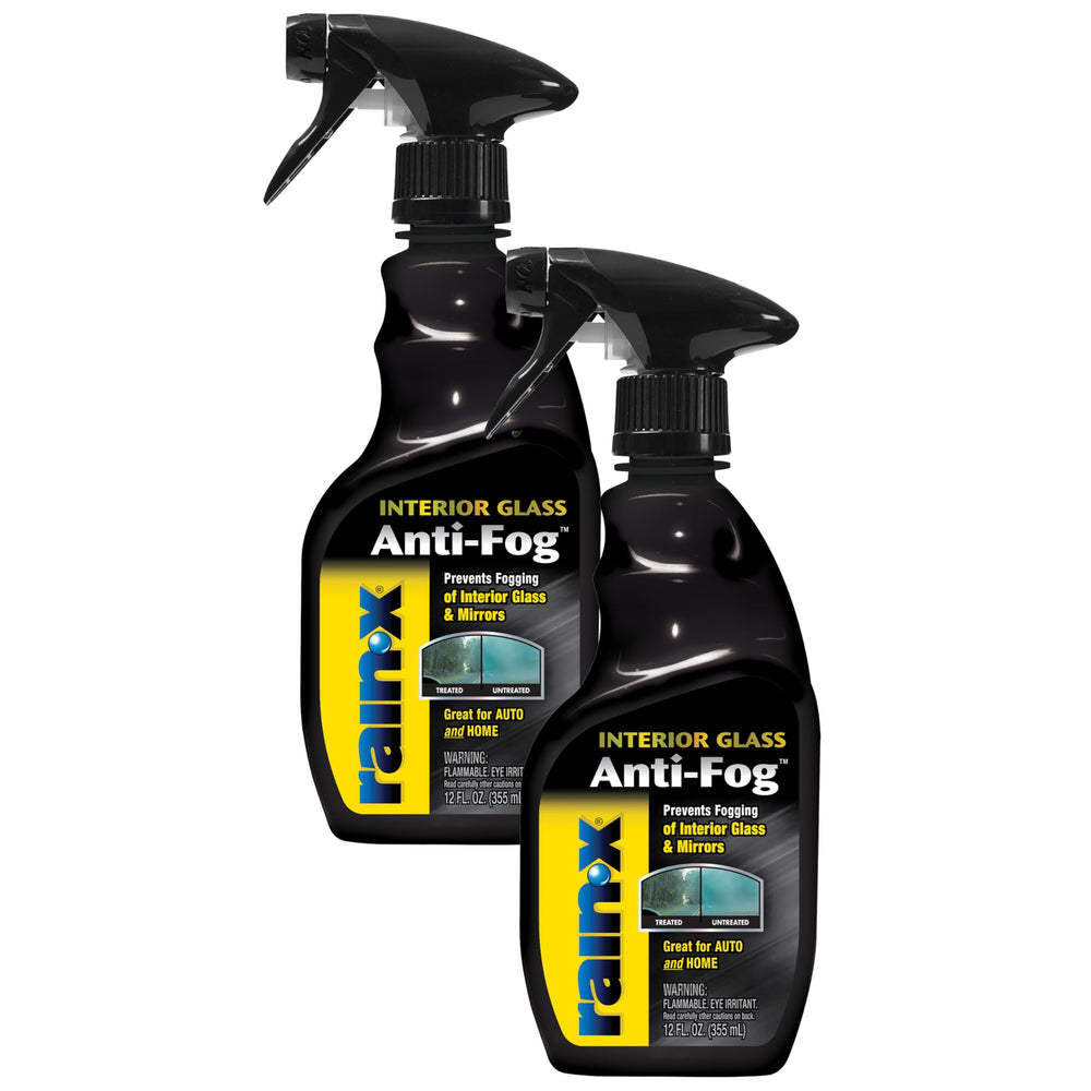 Rain-X Interior Glass Anti-Fog spray bottle, clear interior visibility