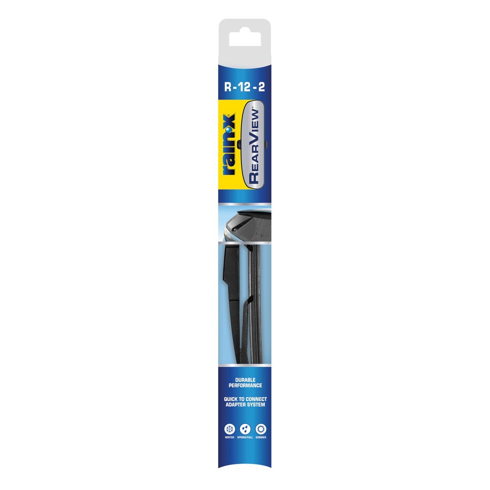 Rain-X rearview wiper blade, 12-inch, improves rear visibility in wet conditions