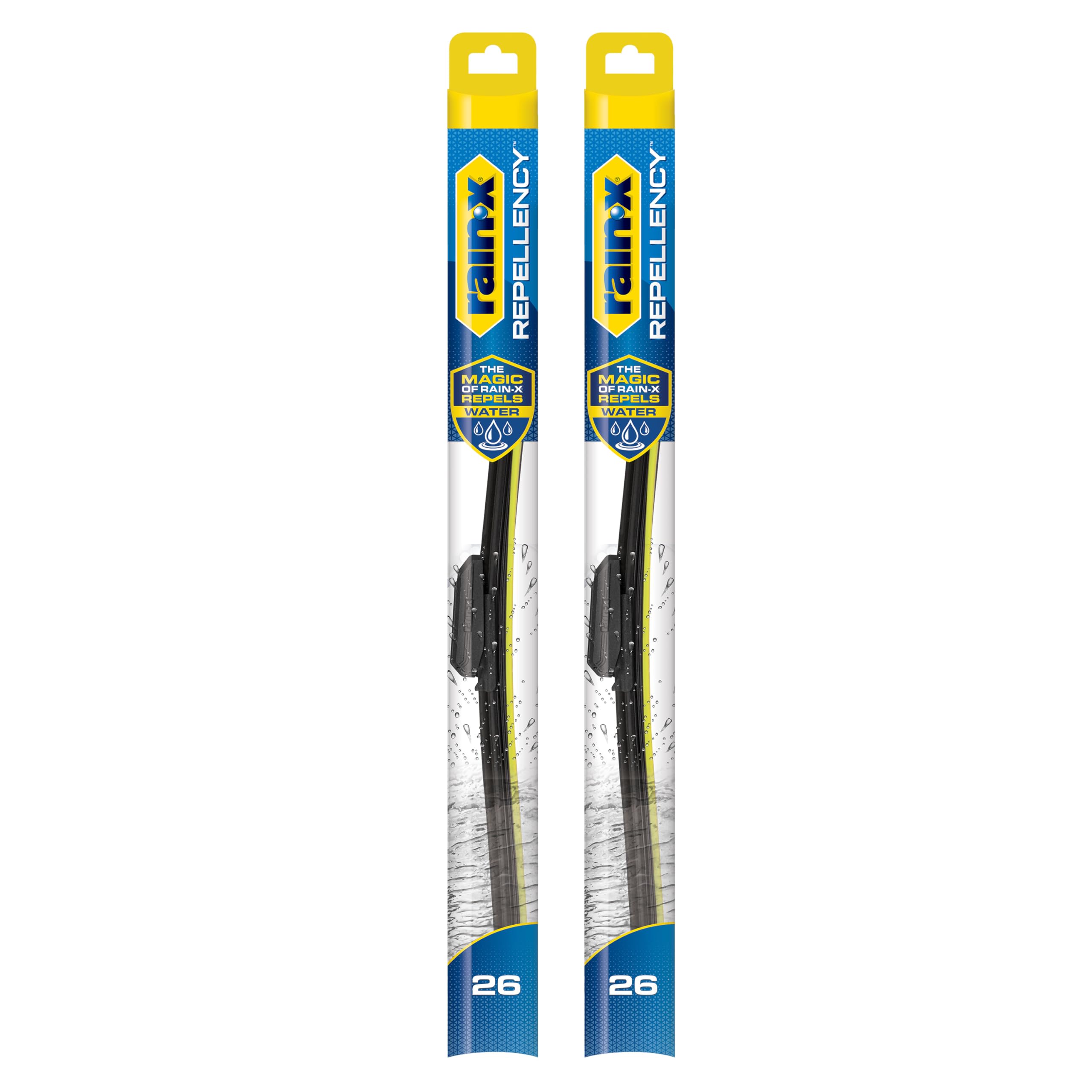 Rain-X Repellency Wiper Blades 26-inch in action improve visibility in rain