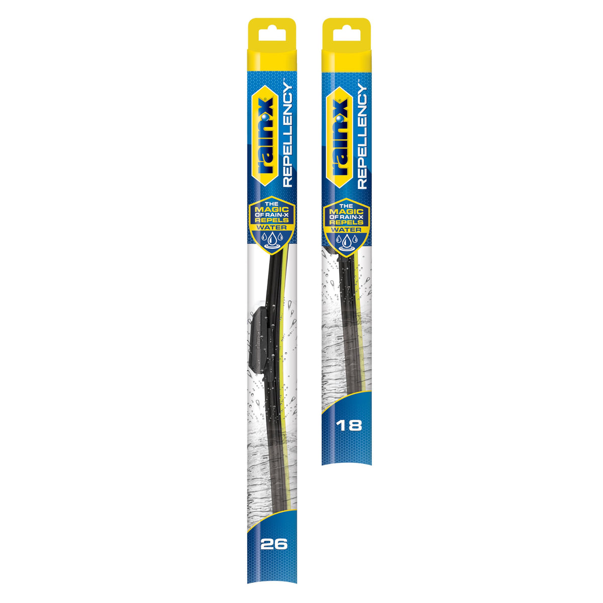 Rain-X Repellency Wiper Blades 26-inch bead rain for clearer visibility