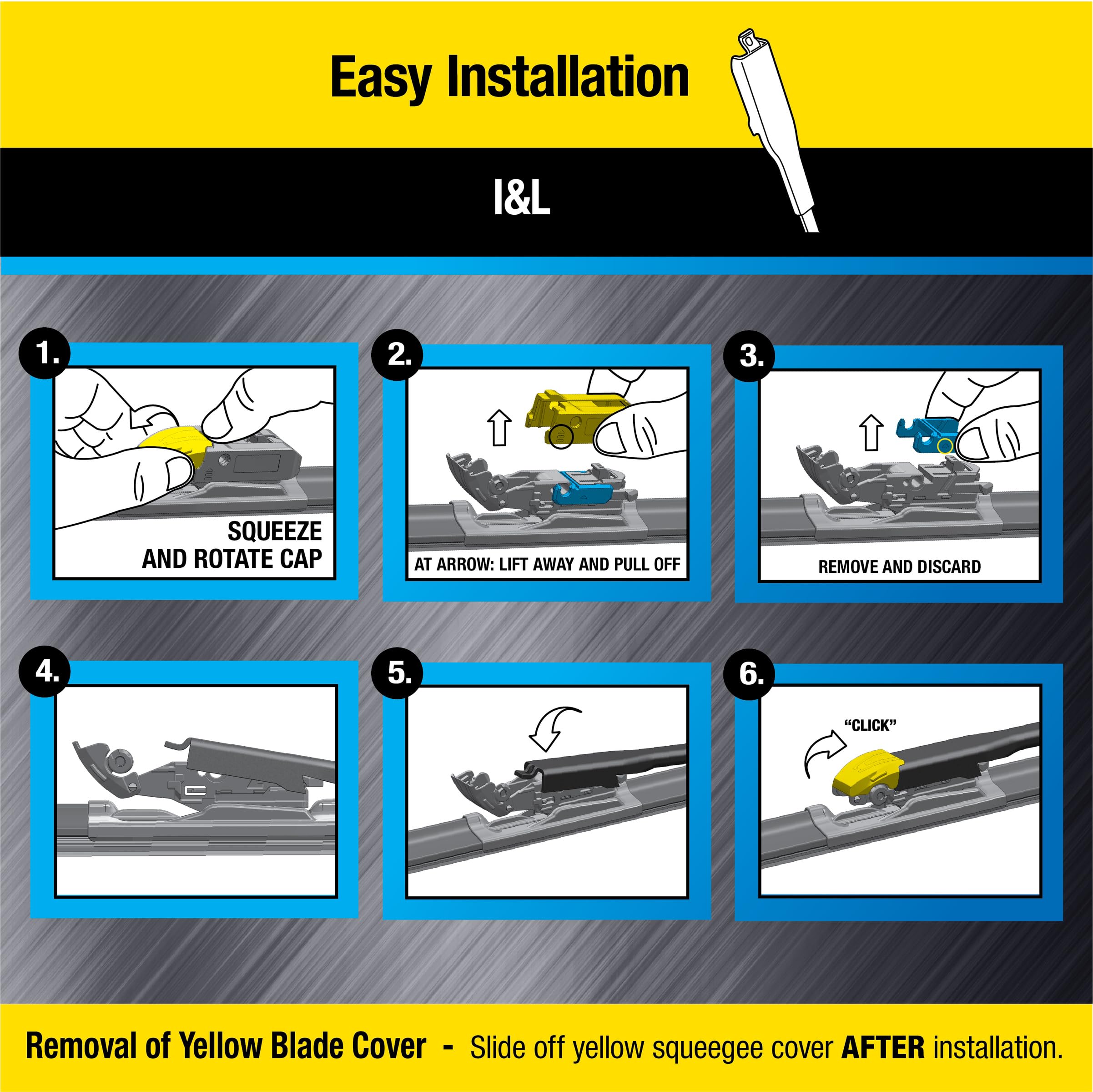 Rain-X Rugged XL with universal adapter for quick installation