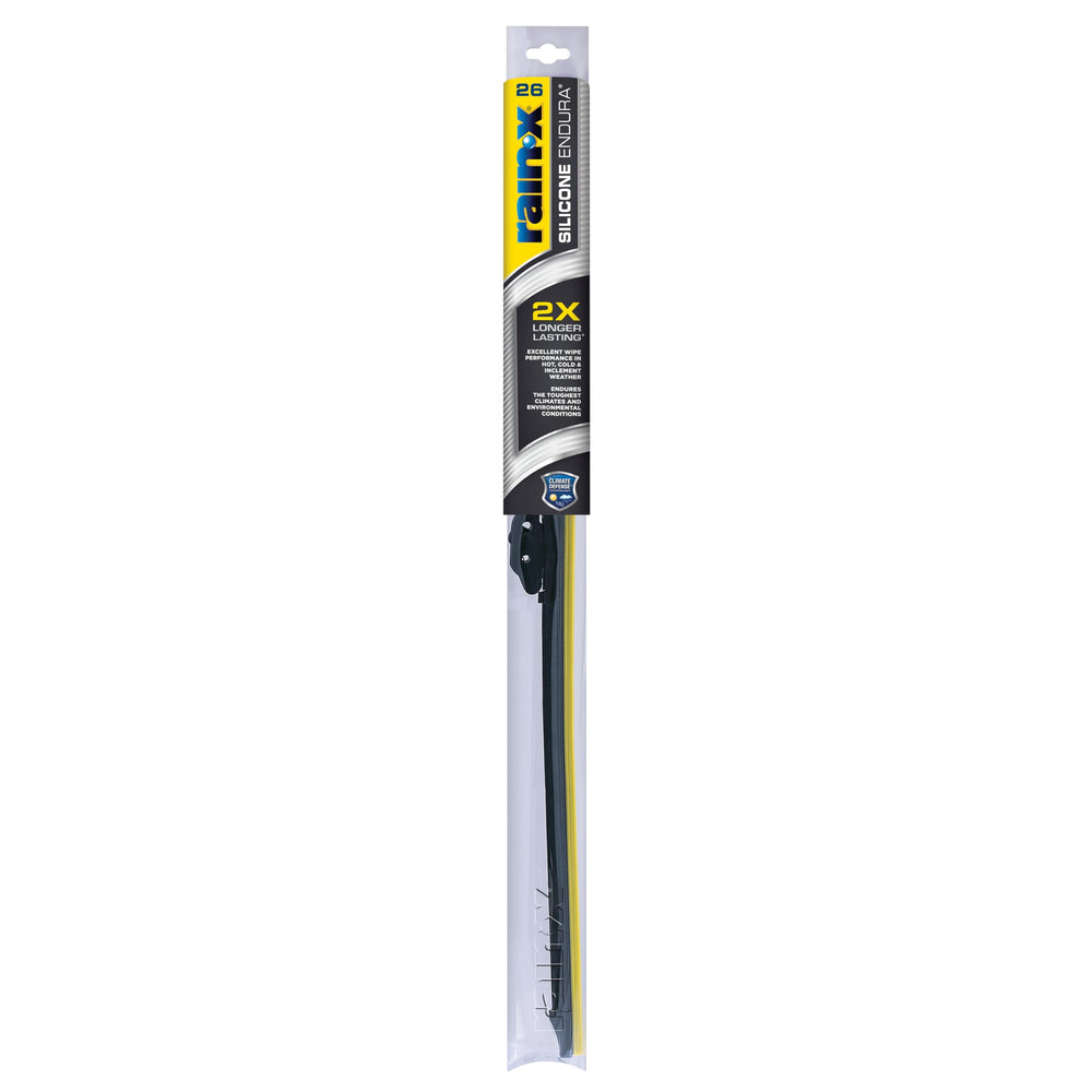 Rain-X Silicone Endura 26-inch front wiper blade delivers durable performance