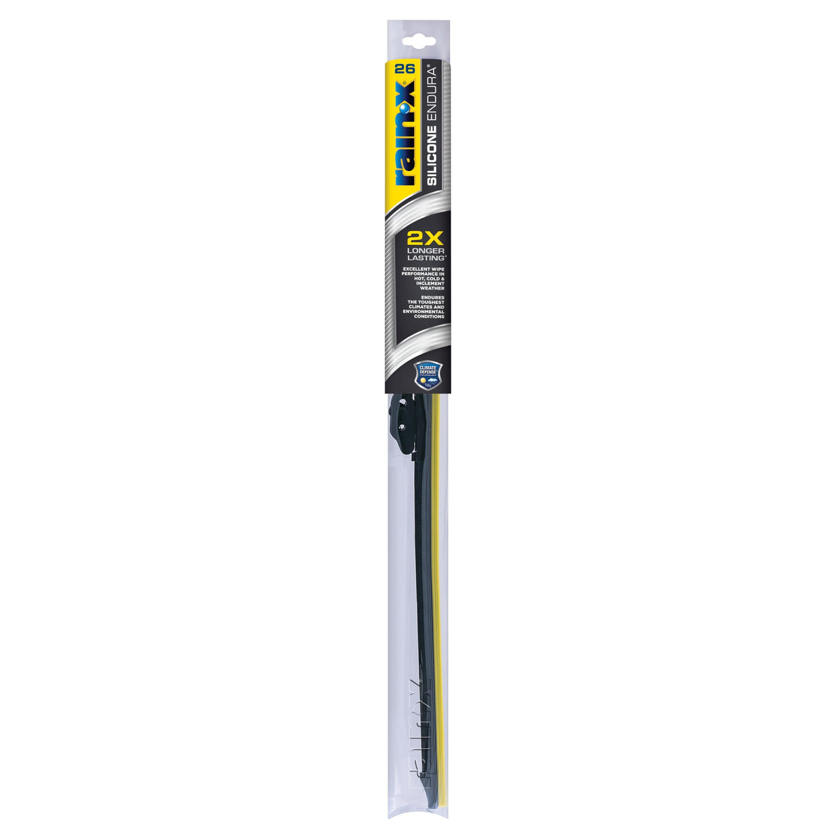 Rain-X Silicone Endura 26-inch front wiper blade delivers durable performance
