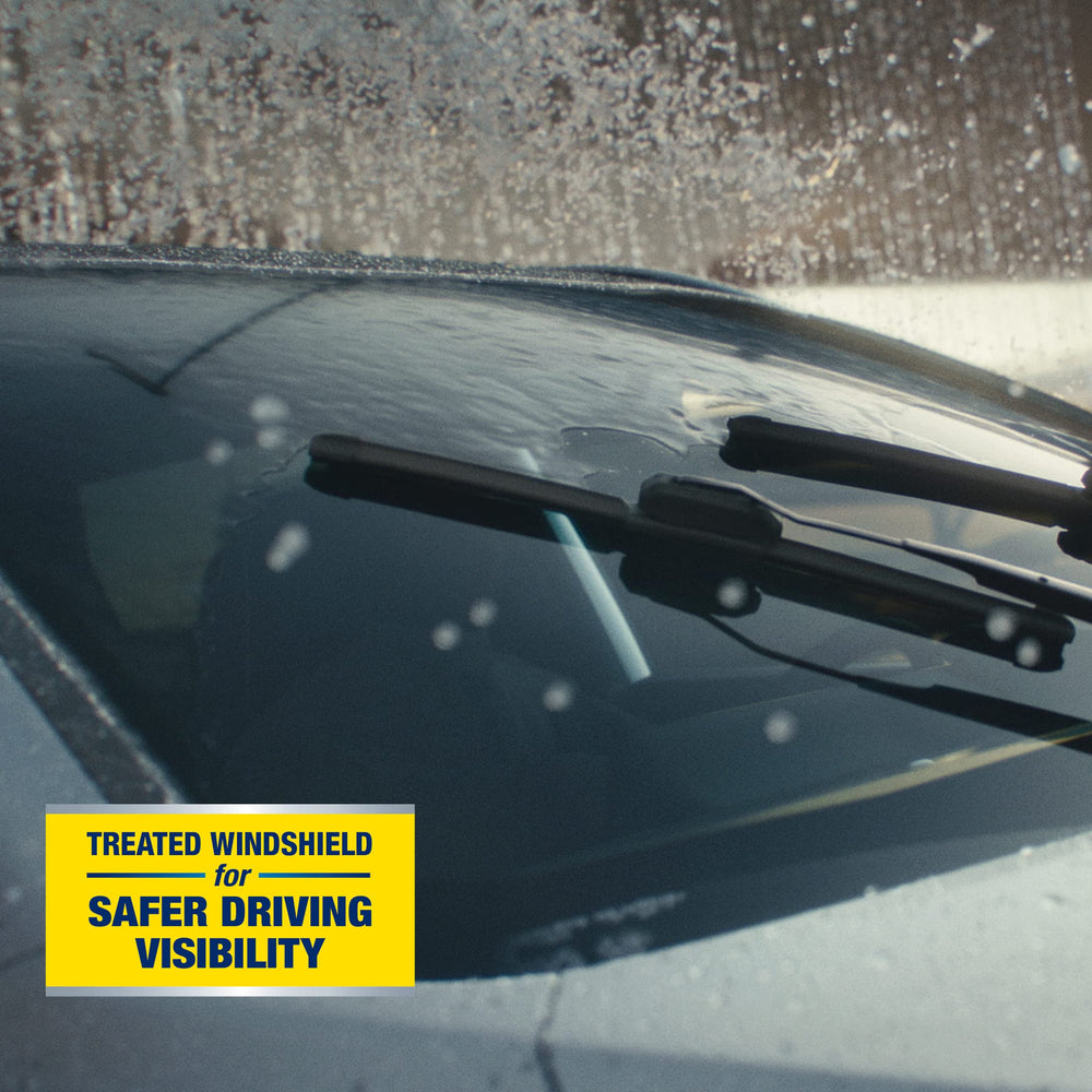 Rain-X water repellency activation keeps water beads sliding after activation